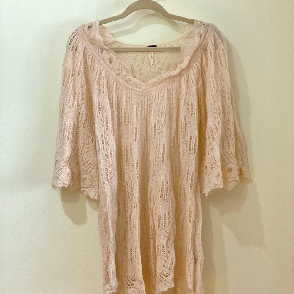 Free People Bell Sleeve Sweater Size S